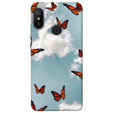 TPU чохол Demsky Summer butterfly для Xiaomi Mi A2 Lite / Xiaomi Redmi 6 Pro