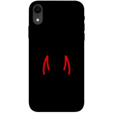 TPU чохол Demsky Red horns для Apple iPhone XR (6.1")