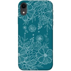 TPU чохол Demsky Botanical illustration для Apple iPhone XR (6.1")