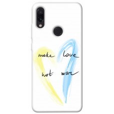 TPU чехол Demsky Make love not war для Xiaomi Redmi Note 7 / Note 7 Pro / Note 7s