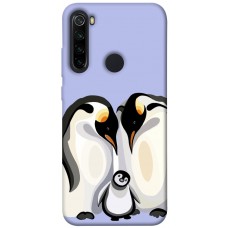 TPU чохол Demsky Penguin family для Xiaomi Redmi Note 8