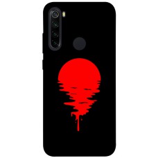 TPU чохол Demsky Red Moon для Xiaomi Redmi Note 8