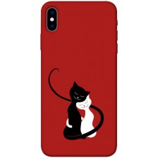 TPU чехол Demsky Влюбленные коты для Apple iPhone X (5.8")