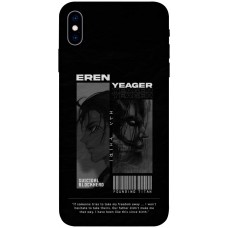 TPU чехол Demsky Anime style 3 Атака титанов (Eren Yeager) для Apple iPhone X (5.8")