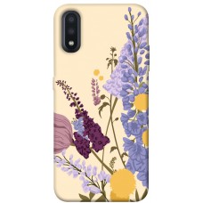 TPU чохол Demsky Flowers art для Samsung Galaxy A01