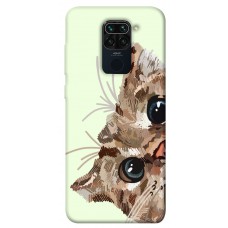 TPU чехол Demsky Cat muzzle для Xiaomi Redmi Note 9 / Redmi 10X