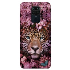 TPU чохол Demsky Леопард в цветах для Xiaomi Redmi Note 9 / Redmi 10X