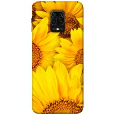 TPU чехол Demsky Букет подсолнухов для Xiaomi Redmi Note 9s / Note 9 Pro / Note 9 Pro Max