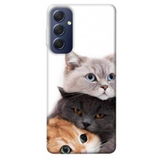 TPU чохол Demsky Три кота для Samsung Galaxy M54 5G
