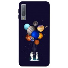 TPU чохол Demsky Галактика для Samsung A750 Galaxy A7 (2018)