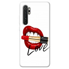 TPU чохол Demsky Красные губы для Xiaomi Mi Note 10 Lite