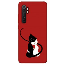 TPU чохол Demsky Влюбленные коты для Xiaomi Mi Note 10 Lite