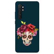 TPU чохол Demsky Flower skull для Xiaomi Mi Note 10 Lite