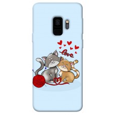 TPU чохол Demsky Два кота Love для Samsung Galaxy S9
