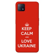 TPU чохол Demsky Keep calm and love Ukraine для Oppo A72 5G / A73 5G