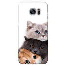 TPU чохол Demsky Три кота для Samsung G935F Galaxy S7 Edge