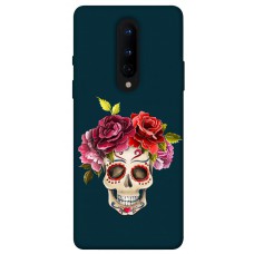 TPU чехол Demsky Flower skull для OnePlus 8