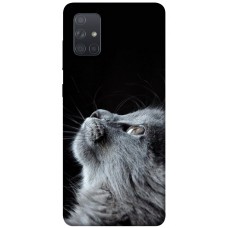 TPU чехол Demsky Cute cat для Samsung Galaxy A71