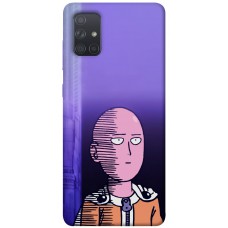 TPU чехол Demsky Anime style 7 One Punch-Man (Ванпанчмен) Сайтама для Samsung Galaxy A71