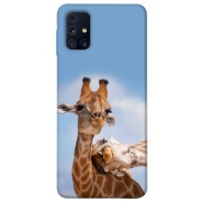 TPU чохол Demsky Милые жирафы для Samsung Galaxy M31s
