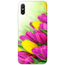 TPU чехол Demsky Красочные тюльпаны для Xiaomi Redmi 9A