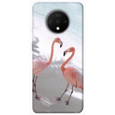 TPU чохол Demsky Flamingos для OnePlus 7T