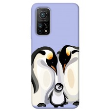 TPU чехол Demsky Penguin family для Xiaomi Mi 10T