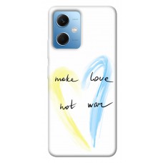 TPU чохол Demsky Make love not war для Xiaomi Poco X5 5G