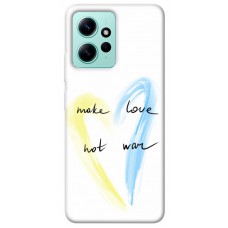 TPU чехол Demsky Make love not war для Xiaomi Redmi Note 12 4G