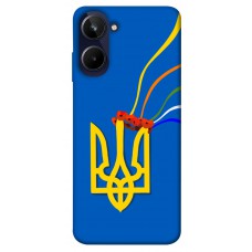 TPU чохол Demsky Квітучий герб для Realme 10 4G