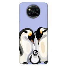 TPU чехол Demsky Penguin family для Xiaomi Poco X3 NFC / Poco X3 Pro