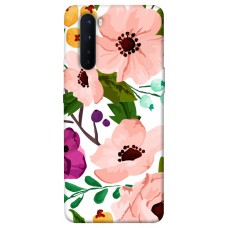 TPU чохол Demsky Акварельные цветы для OnePlus Nord