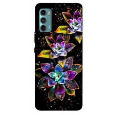 TPU чехол Demsky Flowers on black для Motorola Moto G60