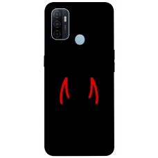 TPU чохол Demsky Red horns для Oppo A53 / A32 / A33