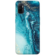 TPU чехол Demsky Голубая краска для Oppo A53 / A32 / A33