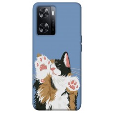 TPU чохол Demsky Funny cat для Oppo A57s