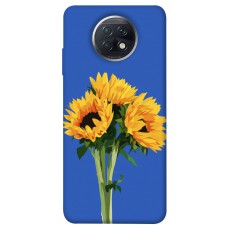 TPU чохол Demsky Bouquet of sunflowers для Xiaomi Redmi Note 9 5G / Note 9T
