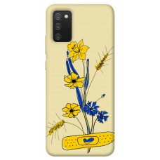 TPU чохол Demsky Українські квіточки для Samsung Galaxy A02s