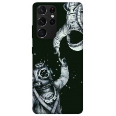 TPU чехол Demsky Cosmic love для Samsung Galaxy S21 Ultra