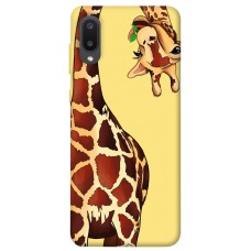 TPU чохол Demsky Cool giraffe для Samsung Galaxy A02