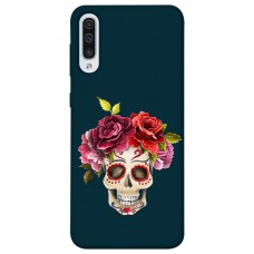 TPU чехол Demsky Flower skull для Samsung Galaxy A50 (A505F) / A50s / A30s