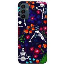 TPU чохол Demsky Yoga skeletons для Samsung Galaxy M14 5G