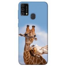 TPU чохол Demsky Милые жирафы для Samsung Galaxy M21s