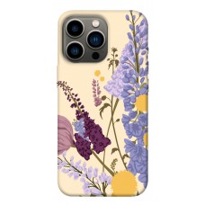 Термополіуретановий (TPU) чохол Flowers art для Apple iPhone 13 Pro (6.1")