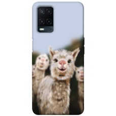 TPU чохол Demsky Funny llamas для Oppo A54 4G