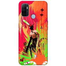 TPU чохол Demsky Anime evolution 5 Людина-бензопила (Chainsaw Man) для Oppo A53 / A32 / A33