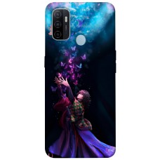 TPU чохол Demsky Anime evolution 7 Клинок, який знищує демонів (Demon Slayer: Kimetsu no Yaiba) для Oppo A53 / A32 / A33