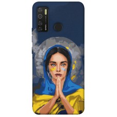 TPU чехол Demsky Faith in Ukraine 7 для TECNO Spark 5 Pro