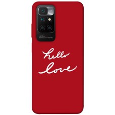TPU чохол Demsky Hello love для Xiaomi Redmi 10