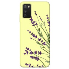 TPU чехол Demsky Lavender art для Samsung Galaxy A03s